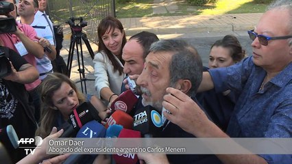 Justicia argentina declara inocente a Menem en caso AMIA