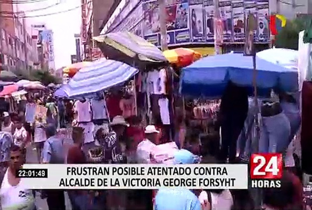 Frustran posible atentado contra el alcalde George Forsyth