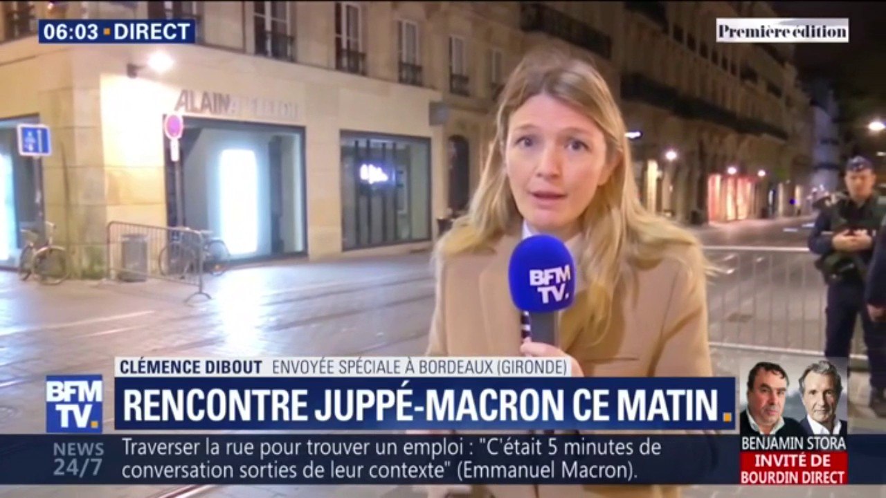 Emmanuel Macron va déjeuner avec Alain Juppé ce matin à Bordeaux