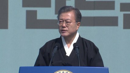 문 대통령 "신한반도체제로 담대하게 전환해 통일 준비" / YTN
