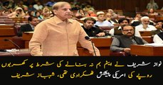 Opposition leader Shahbaz Sharif Speech in National Assembly