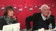 Philippe Sollers et Josyane Savigneau au micro de Léa Salamé