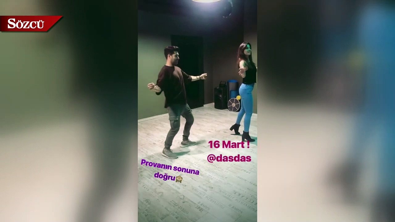 Gökçe Bahadır'ın video dans ettiği anlar renkli dakikalar oluşturdu