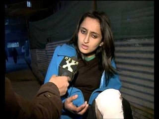 NewsX Correspondent Ridhima Tomar Injured by Teargas Shell