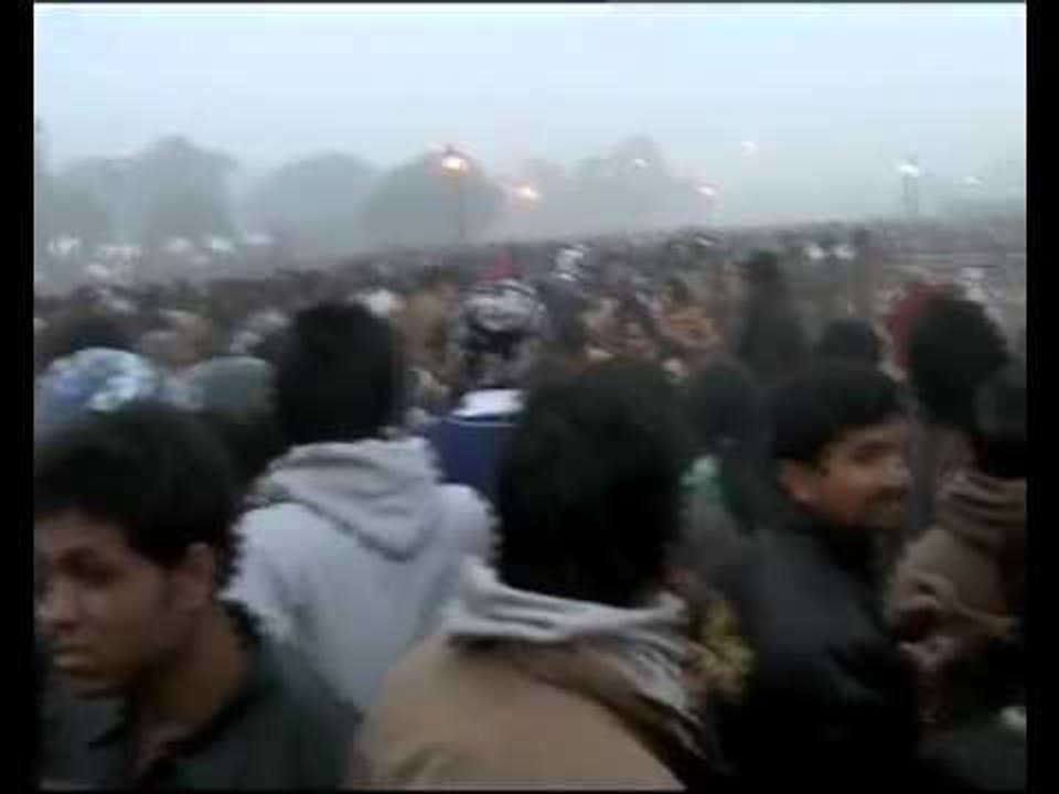 Protest Turns India Gate a War Zone