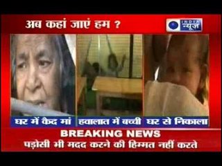 Locked "Mother India" crying and sobbing