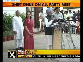 Congress to hold all party meet on Lokpal issue