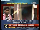 Woman gangraped and burnt alive in UP