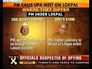 Lokpal bill: What divides Team Anna and Govt