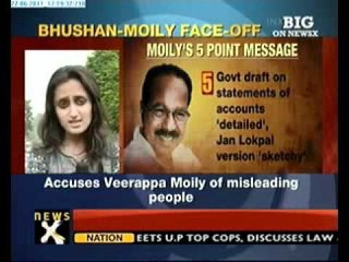 Treat both drafts equally Team Anna to Pranab