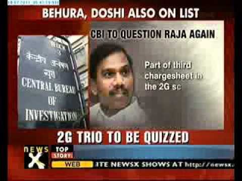 2G scam: CBI to question A Raja and two other again
