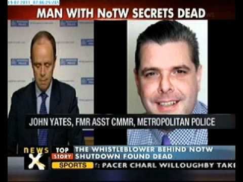 NOTW phone-hacking whistleblower found dead