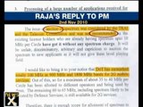 2G Scam: Raja targets PM, Chidambaram