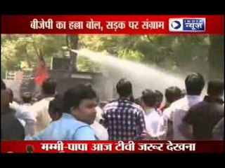 BJP youth activists clash with police in capital