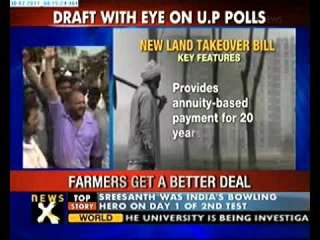 UPA trumps Maya, unveils draft Land Acquisition Bill