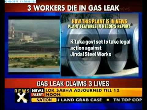 Gas leak at Jindal steel plant, three died