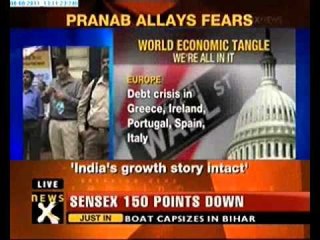 Our institutions are strong: Pranab on economy