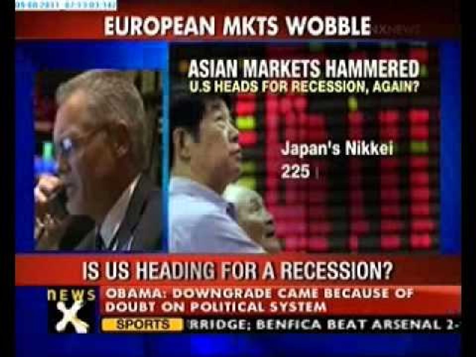 US credit downgrade: Sensex, Nifty under pressure