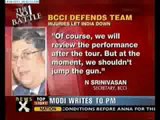 BCCI defends Team India