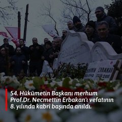 Erbakan dualarla yâd edildi