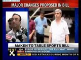 Sports Bill submitted to Cabinet: Maken