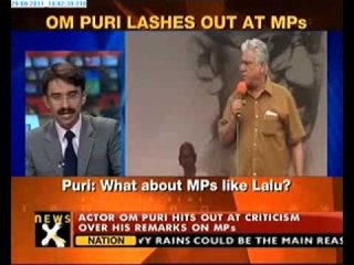 NewsX exclusive: Om Puri hits back at MPs