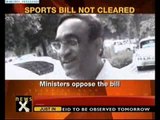 Cabinet rejects Sports Bill