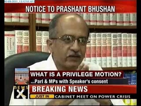RS Secretary slams notice on Prashant Bhushan