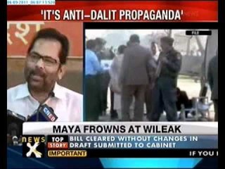 Mayawati blames anti-Dalit forces behind Wikileaks revelation