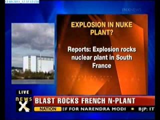 Explosion at French nuclear plant; 1killed