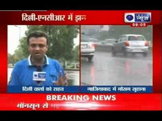 Delhi : Heavy rain before monsoons