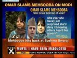 After Sushma's remark, Omar tweet slams Mehbooba