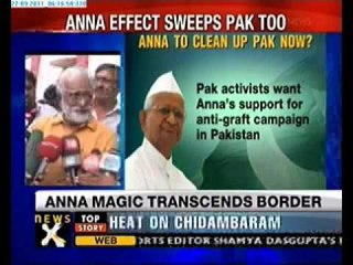 Pak invites Anna to fight against corruption; Anna promises visit