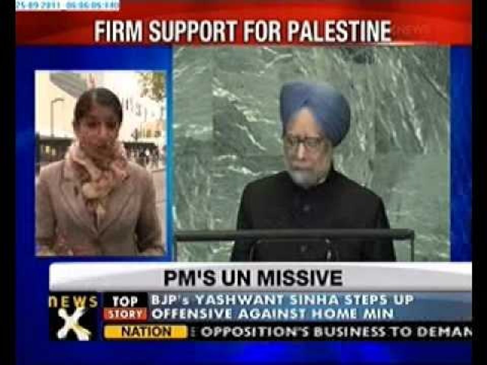 PM Manmohan Singh addresses UN General Assembly
