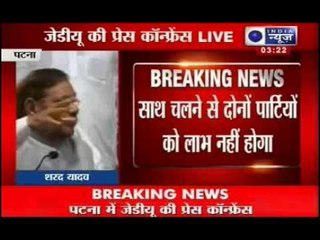 JD(U) split with BJP, quits NDA