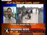 BJP slams cops, Maya govt over Chandauli case