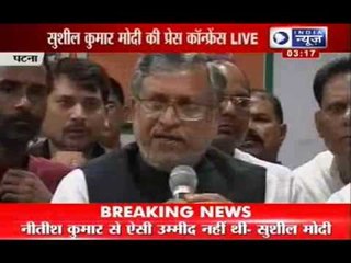 Sushil Kumar Modi: Nitish is a 'deceit'