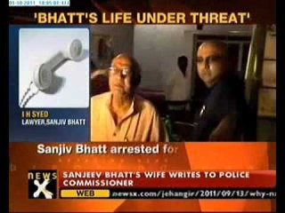 Sanjeev Bhatt's life under threat: Wife