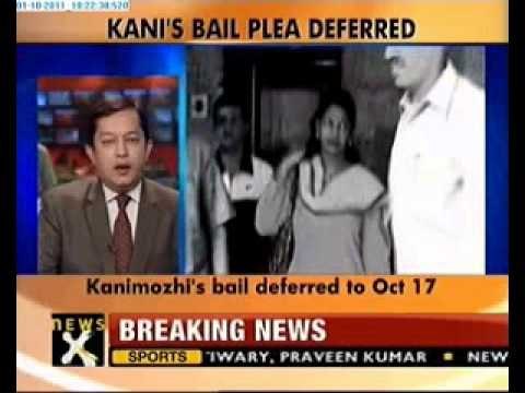 2G scam: Kanimozhi bail plea deffered till Oct 17