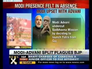 Advani-Modi split plagues BJP