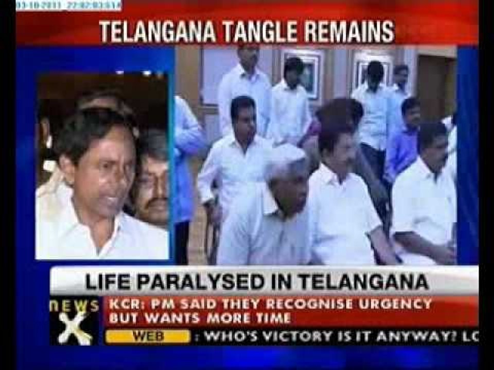 Telangana agitation will continue: KCR
