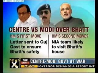 Chidambaram, Modi face off over Sanjeev Bhatt's saftey