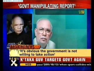 NewsX exclusive: Karnataka Governor accuses BJP