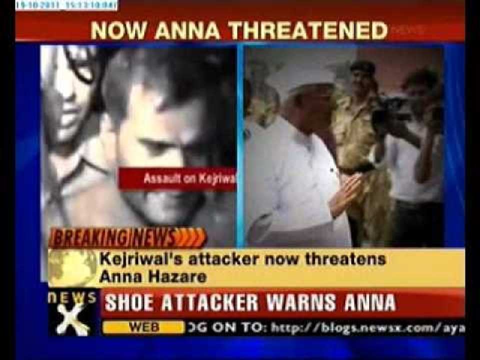 Shoe attacker warns Anna Hazare