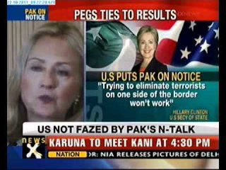 Pak can't keep 'snakes' in backyard to attack neighbours: Hillary Clinton