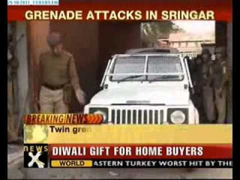 Grenade attack in Srinagar, two soldiers injured
