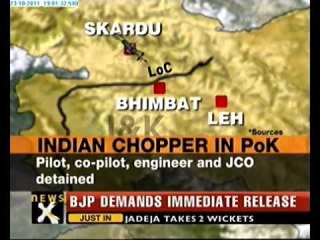 Pak army releases Indian chopper