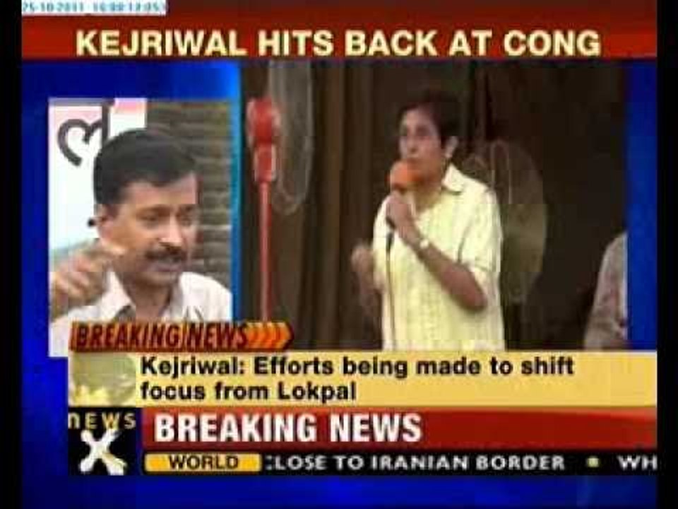Team Anna hits back at Congress, denies donation