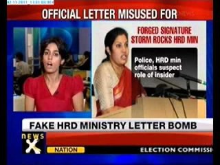 Forged signature storm rocks HRD ministry