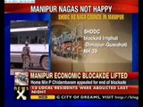 Kukis lift Manipur economic blockade